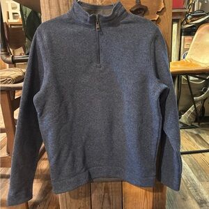 Peter Millar Navy Zip-Up Sweater